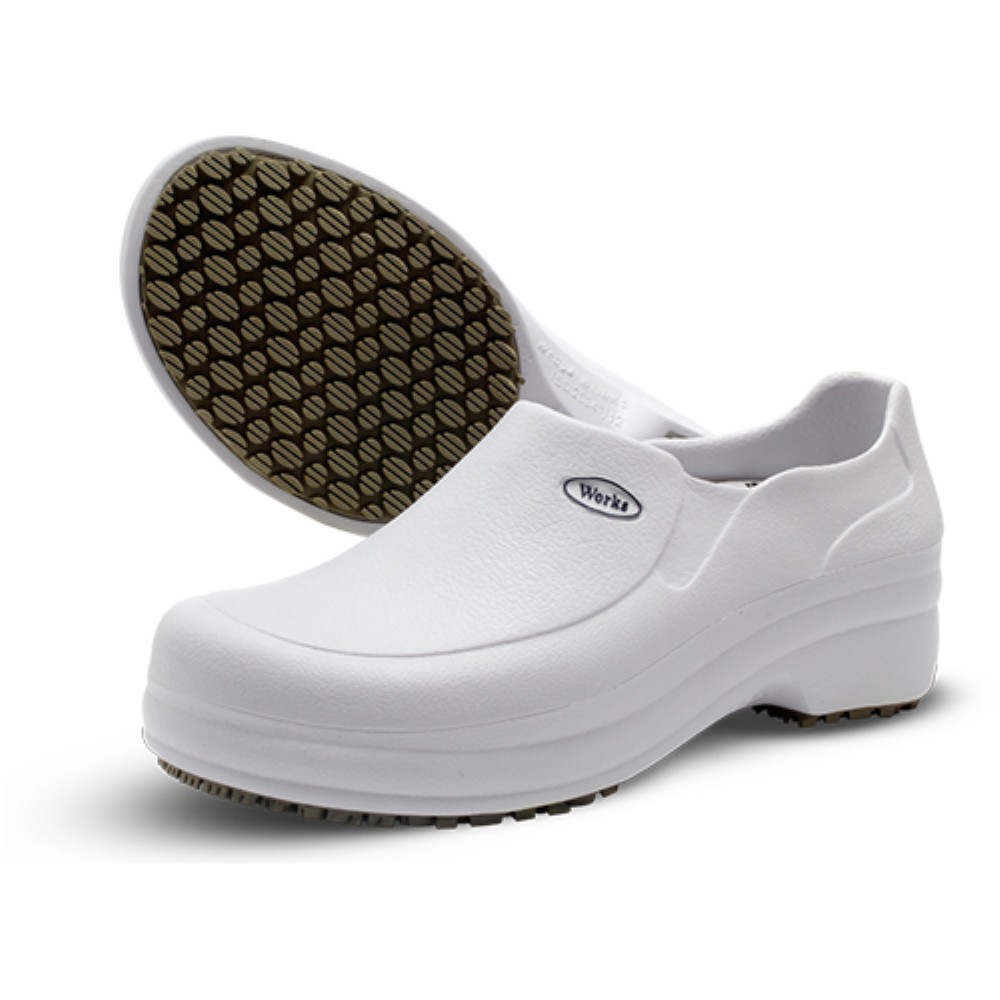 SAPATO EVA BRANCO FECHADO BB65 TAMANHO 43 SOFT WORKS