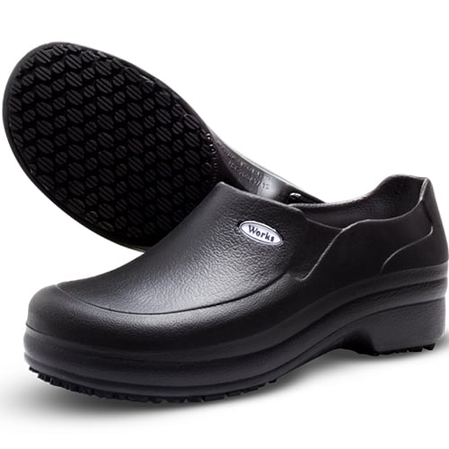 SAPATO EVA PRETO FECHADO BB65 TAM 38 WORKS