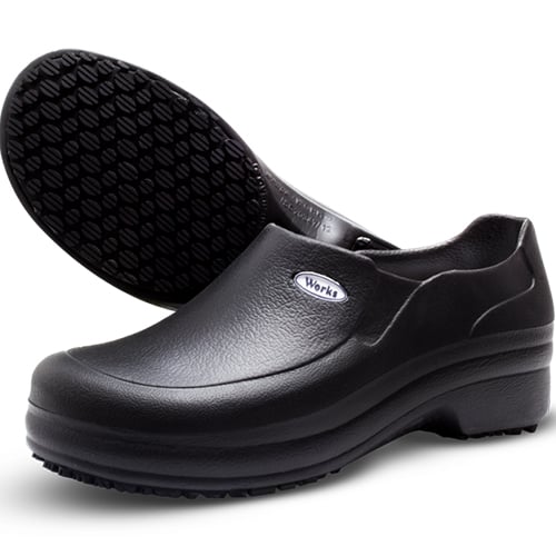 SAPATO EVA PRETO FECHADO BB65 TAMANHO 39 WORKS