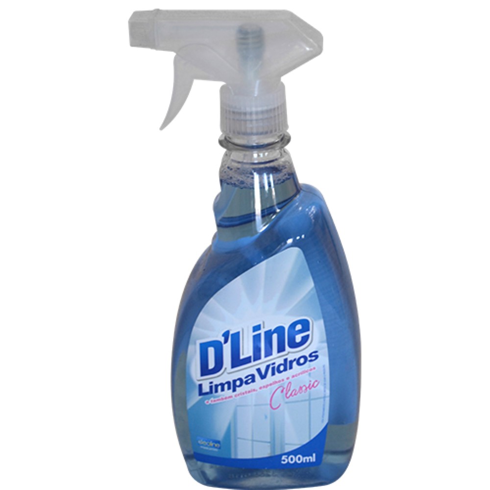 LIMPA VIDROS DLINE COM GATILHO 500ML 