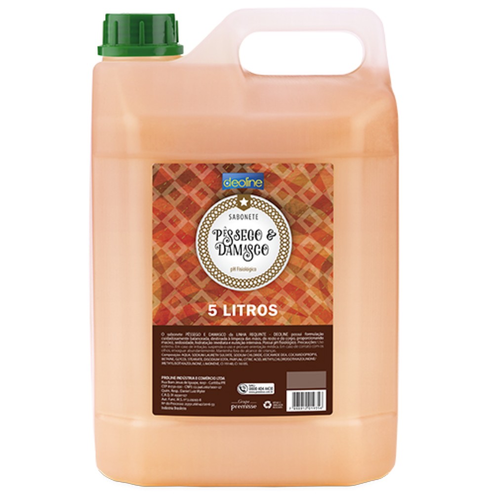SABONETE PREMISSE 5L PESSEGO E DAMASCO