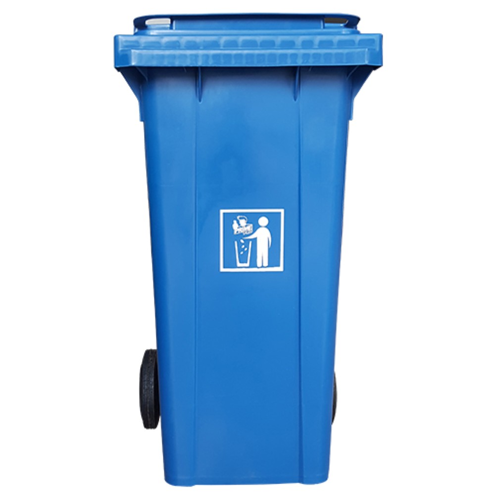 CONTEINER PLASTICO 120L AZUL PRIME PRO