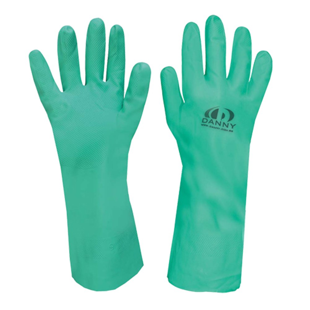 LUVA NITRILICA VERDE DANNY TAMANHO P