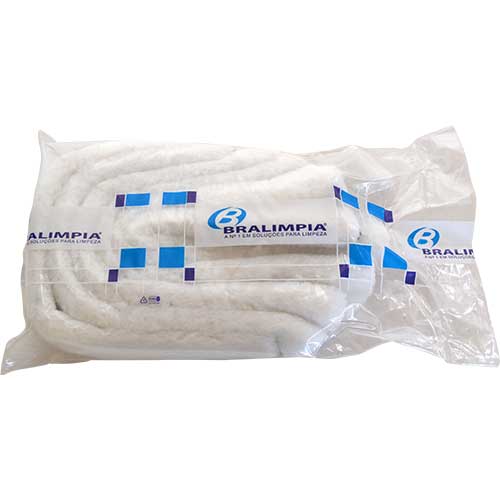 REFIL LUVA PARA RODO DE APLICAR CERA 45CM BRALIMPIA