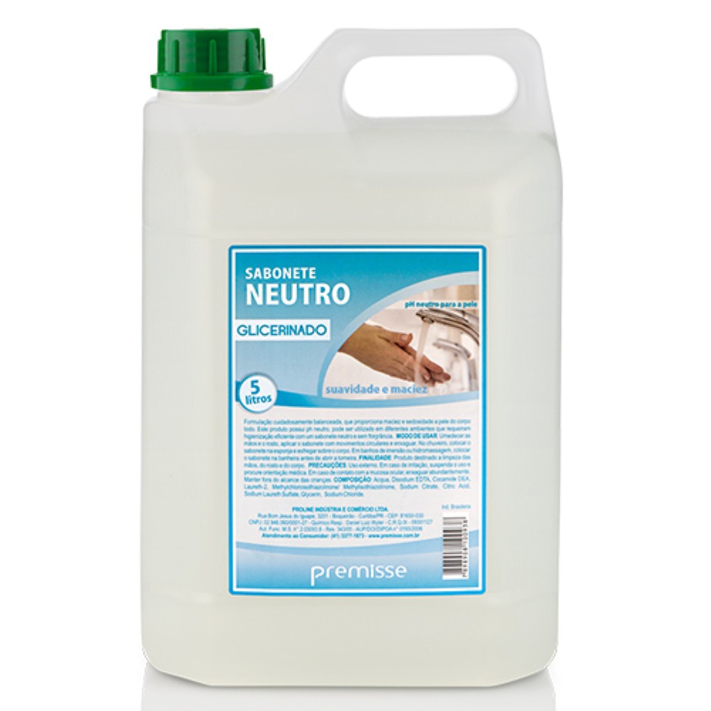 SABONETE PREMISSE 5L NEUTRO GLICERINADO SEM CHEIRO
