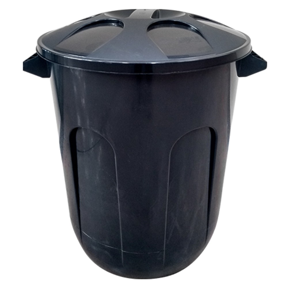 DEPOSITO PLASTICO JAGUAR 93L PRETO COM TAMPA