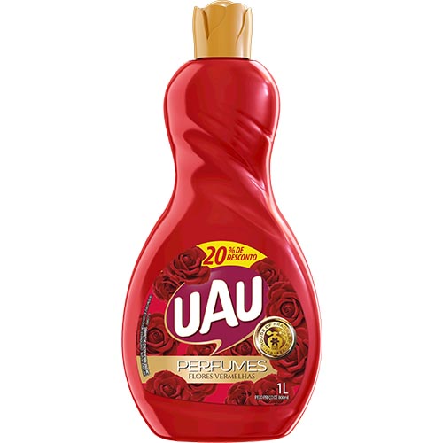 LIMPADOR PERFUMADO UAU FLORES VERMELHAS E SEDUCAO 1LT 