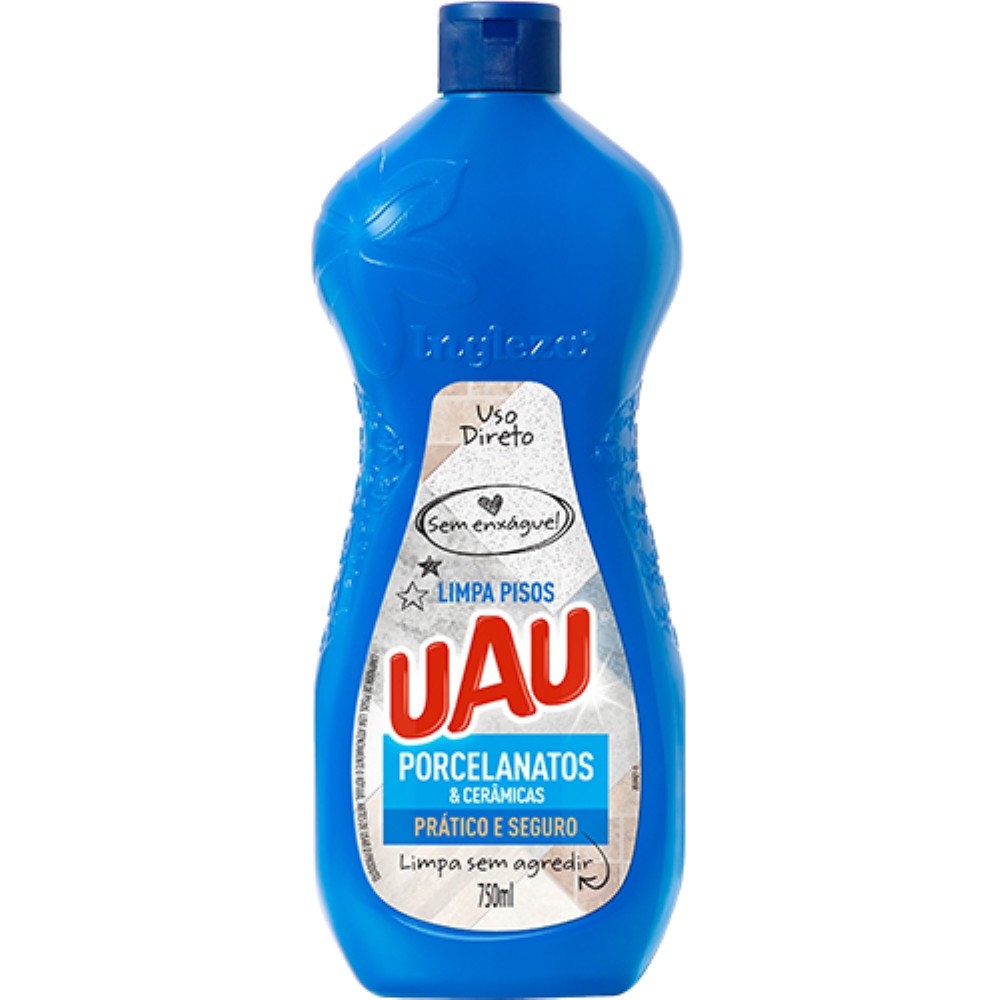 LIMPA PISOS UAU PORCELANATO E CERAMICA 750ML