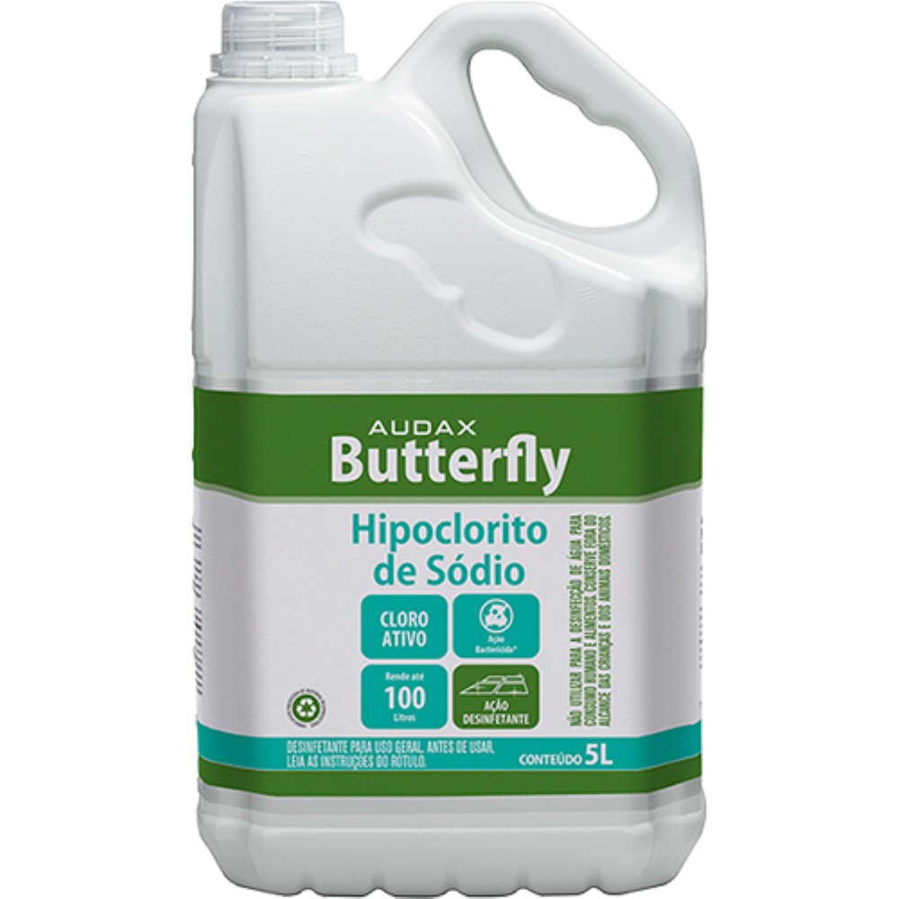 HIPOCLORITO DE SODIO 5L BUTTERFLY