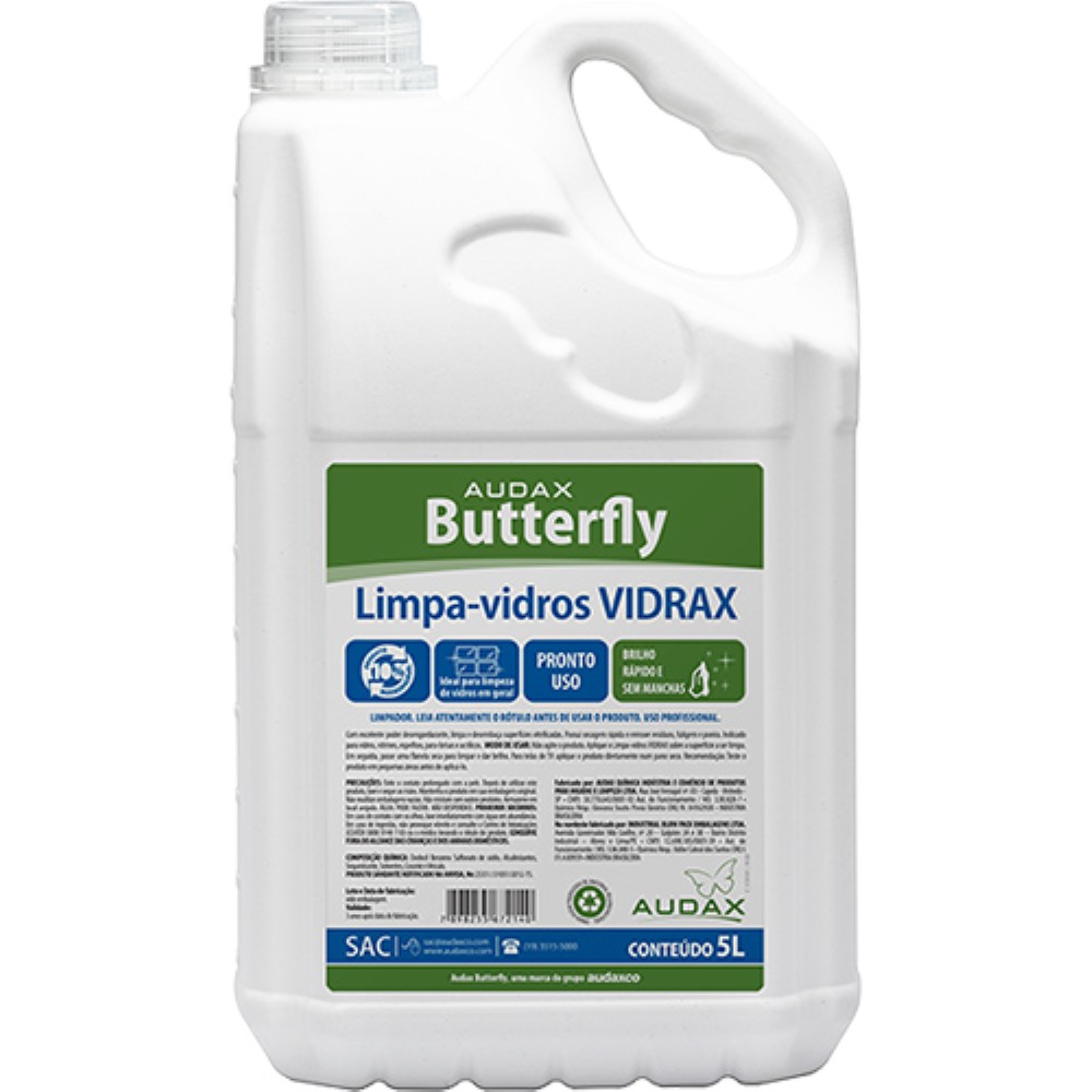 LIMPA VIDROS BUTTERFLY 5LT