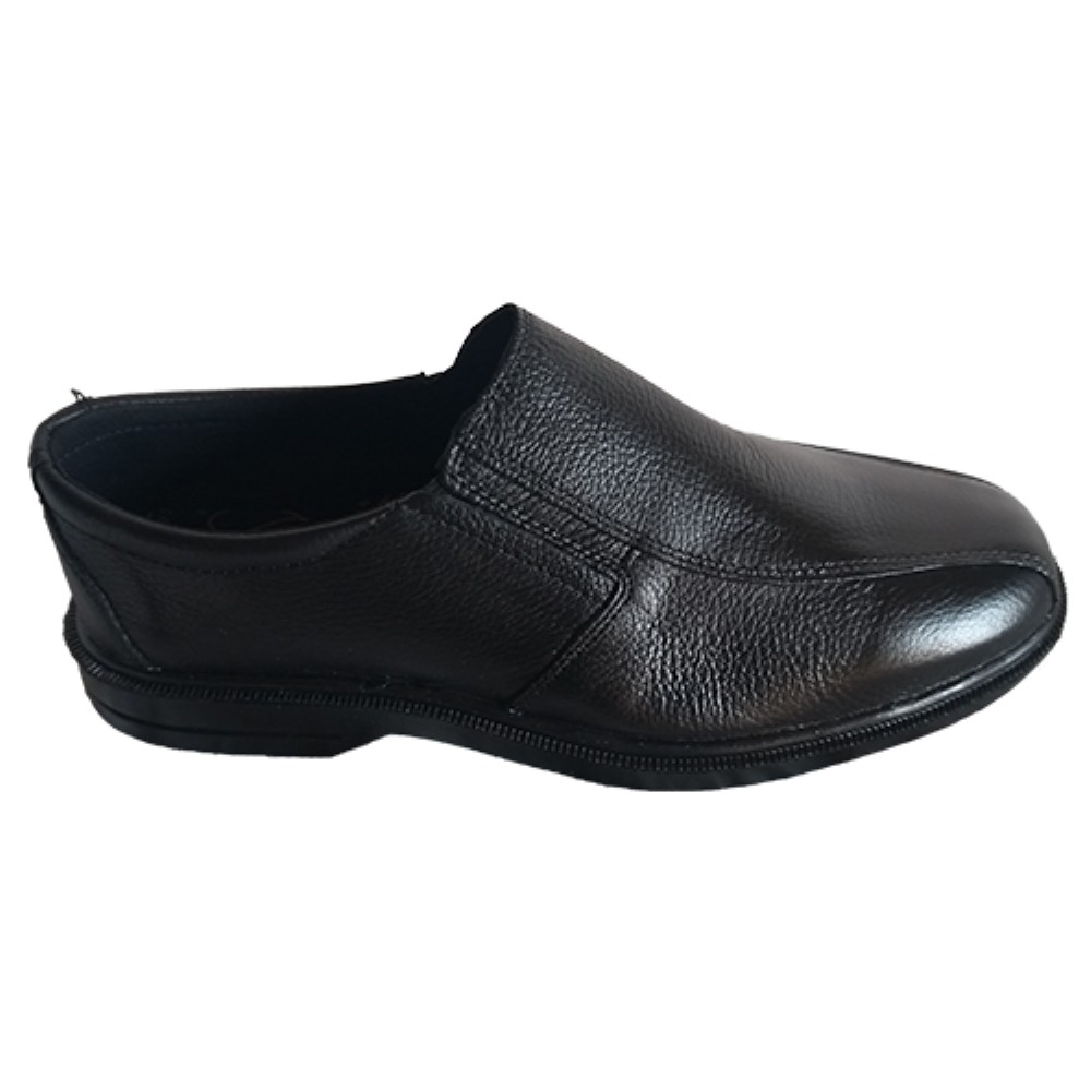 SAPATO SOCIAL CASUAL PRETO COM ELASTICO TAMANHO 43 FUJIWARA