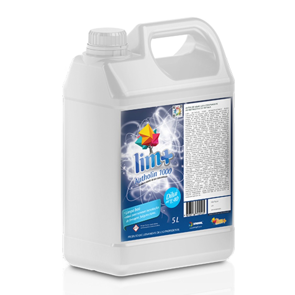 DETERGENTE ATIVADO LIM+ AUTHOLIN 1000 1:40 5L