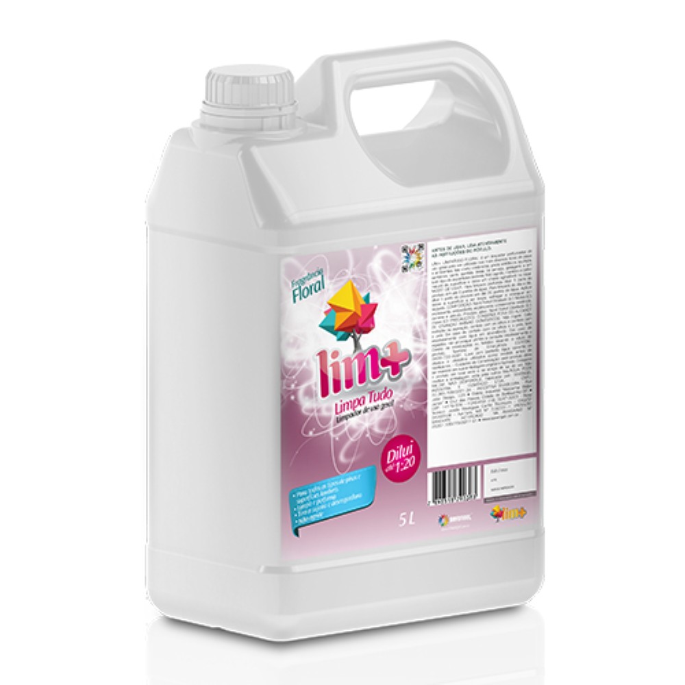LIMPADOR GEL LIMPA TUDO FLORAL LIM+ 5L