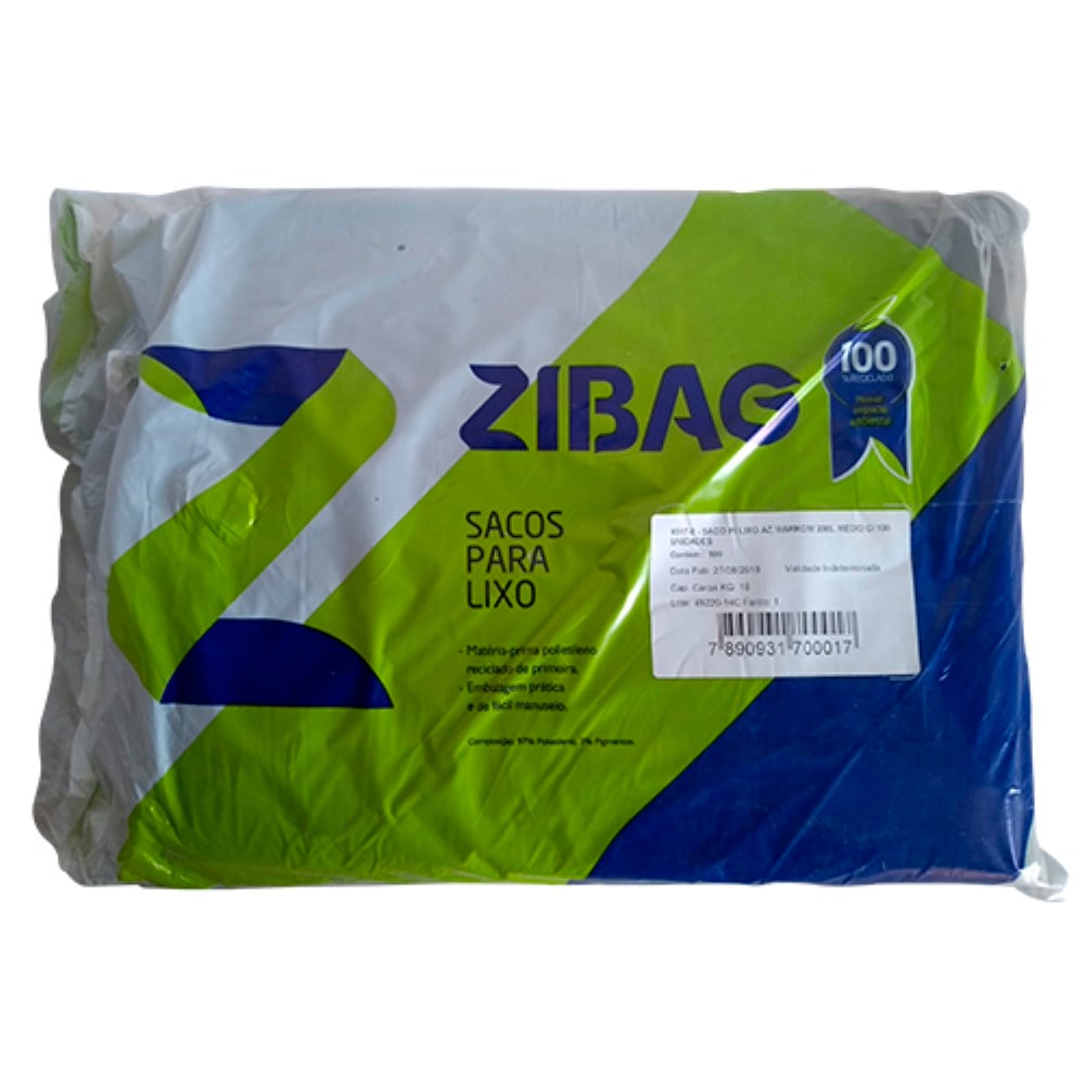 SACO MARROM 200L MEDIO PARA LIXO AZEPLAST 100 UNIDADES