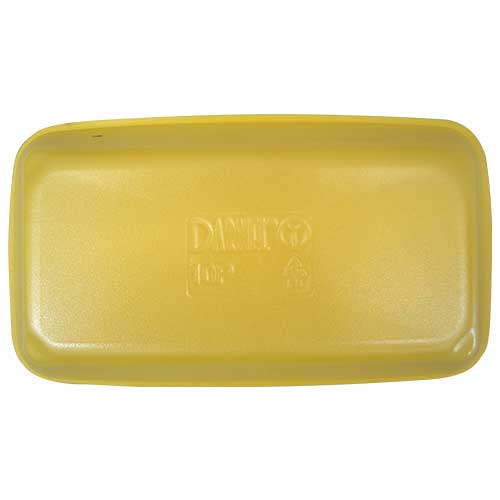 BANDEJA ISOPOR N4/B3F AMARELA ABS 400 UNIDADES