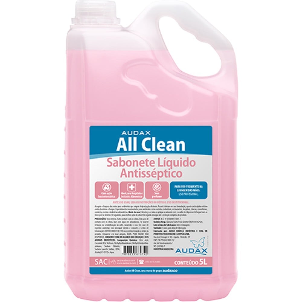 SABONETE ALLCLEAN 5L ANTISSEPTICO TRICLOSAN 