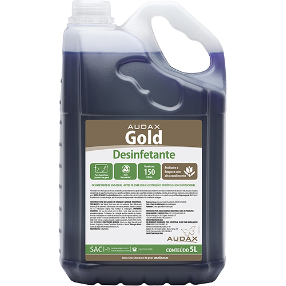 DESINFETANTE GOLD FLORAL AUDAX 5L