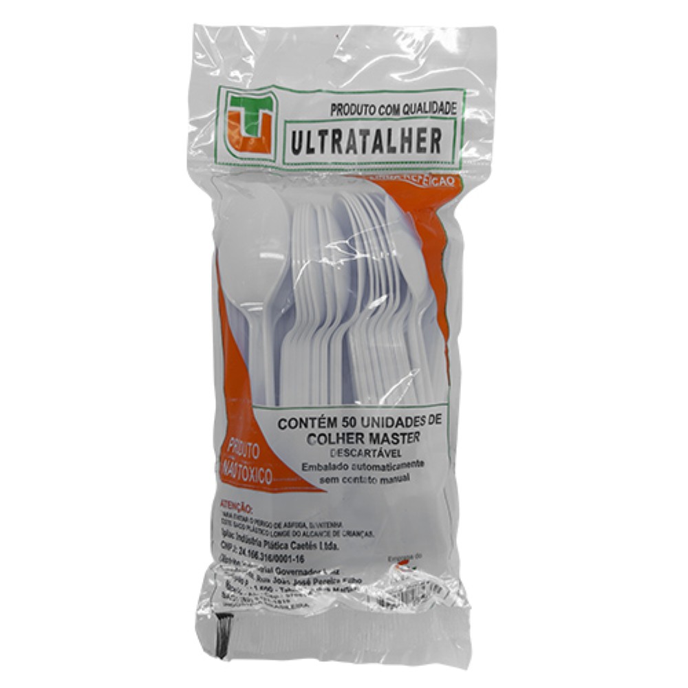 COLHER DESC REFORCADA MASTER BCA 20X50UN ULTRA