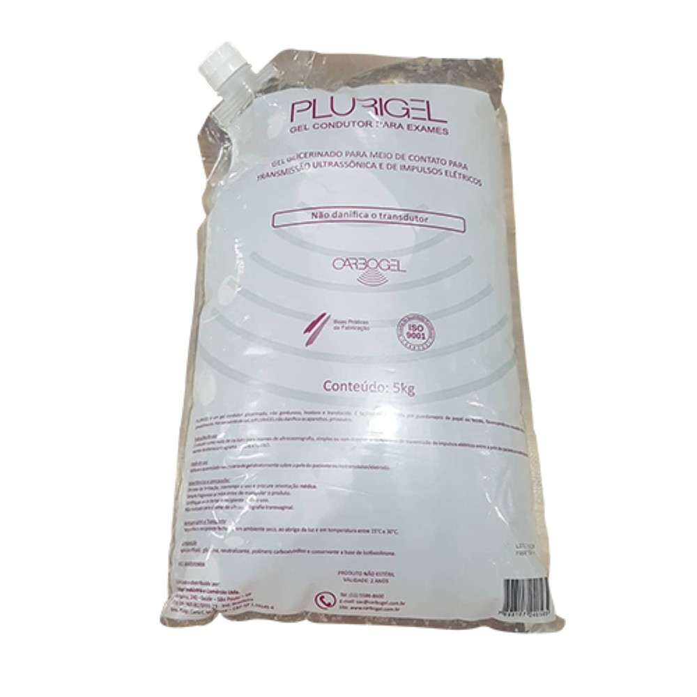 GEL ULTRASSOM E ELETRO 5KG BAG PLURIGEL