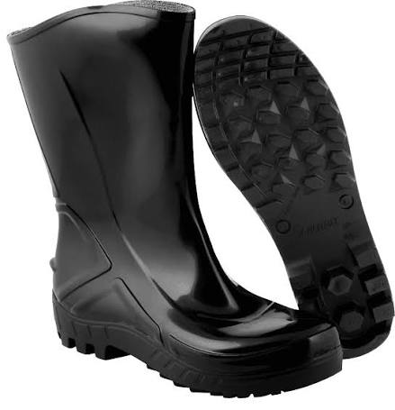 BOTA PVC PRETA CANO ALTO TAMANHO 38 VULCAFLEX 