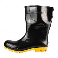 BOTA PVC PRETA CANO ALTO TAMANHO 42 VULCAFLEX 
