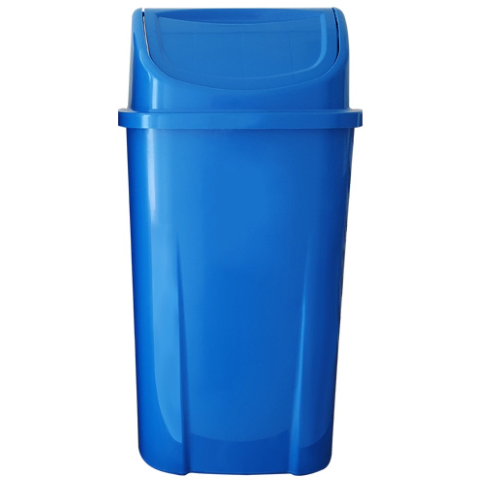 LIXEIRA TAMPA BASCULANTE AZUL PRIMEPRO 60L