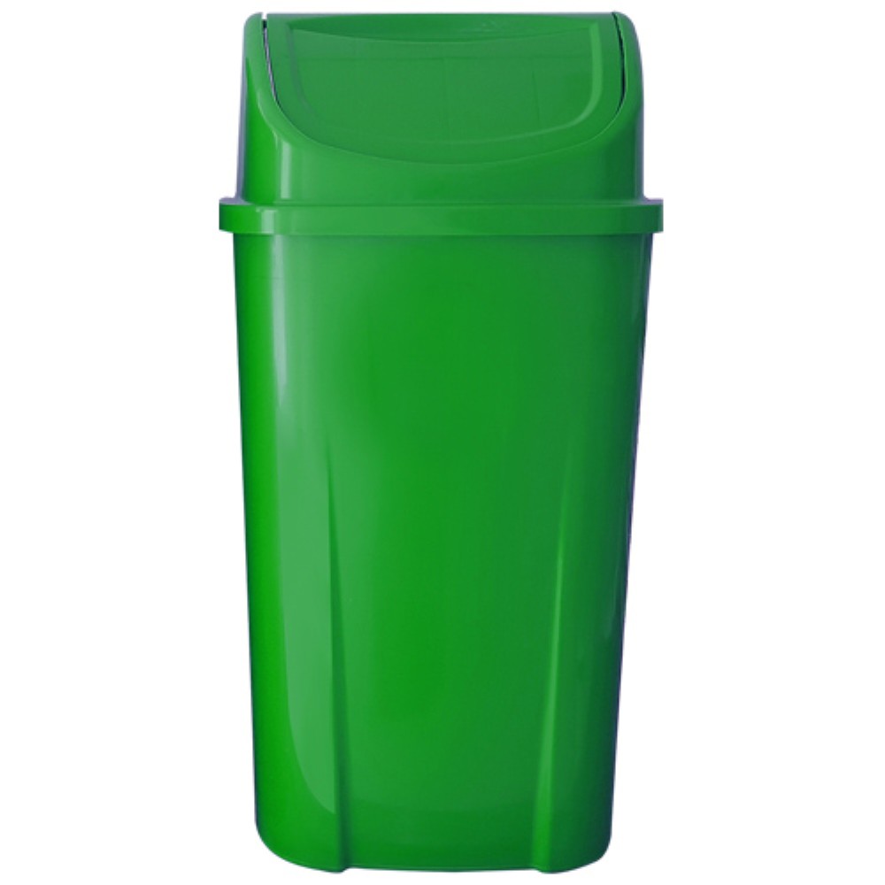 LIXEIRA TAMPA BASCULANTE VERDE 60L PRIME PRO