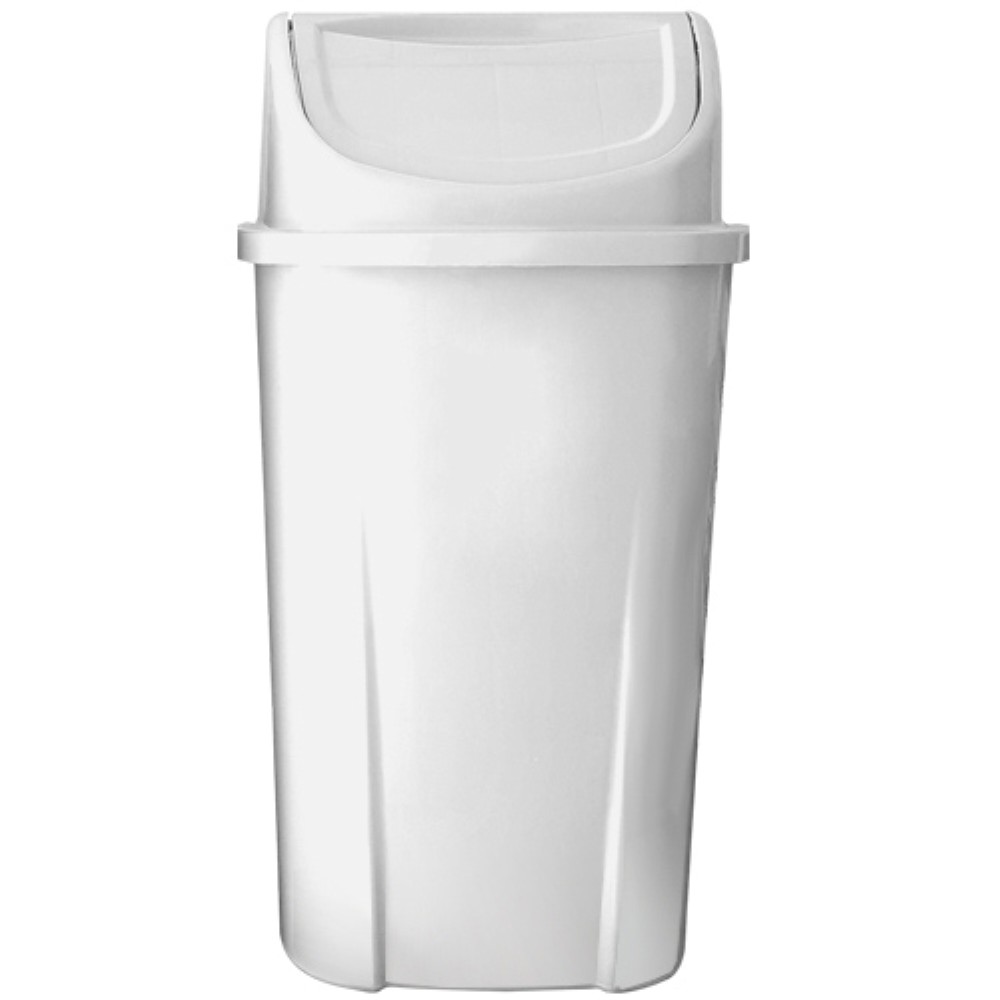 LIXEIRA TAMPA BASCULANTE BRANCA 60L PRIMEPRO