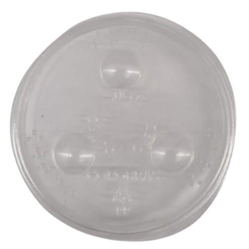 TAMPA PLASTICO TRANSPARENTE 300ML TPT300 40X50 UNIDADES