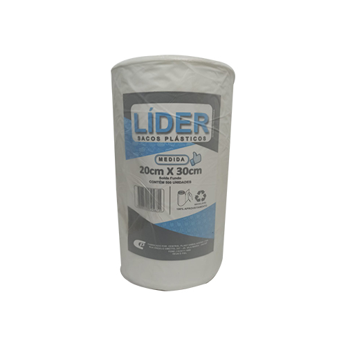 SACO BOBINA PICOADA 20X30CM +/-1.5KG LIDER 
