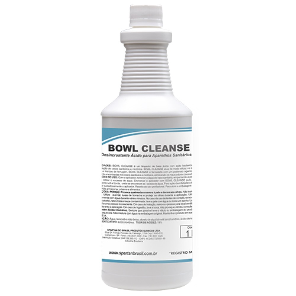 DESINCRUSTANTE BOWL CLEANSE VASO SANITARIO 1L SPARTA