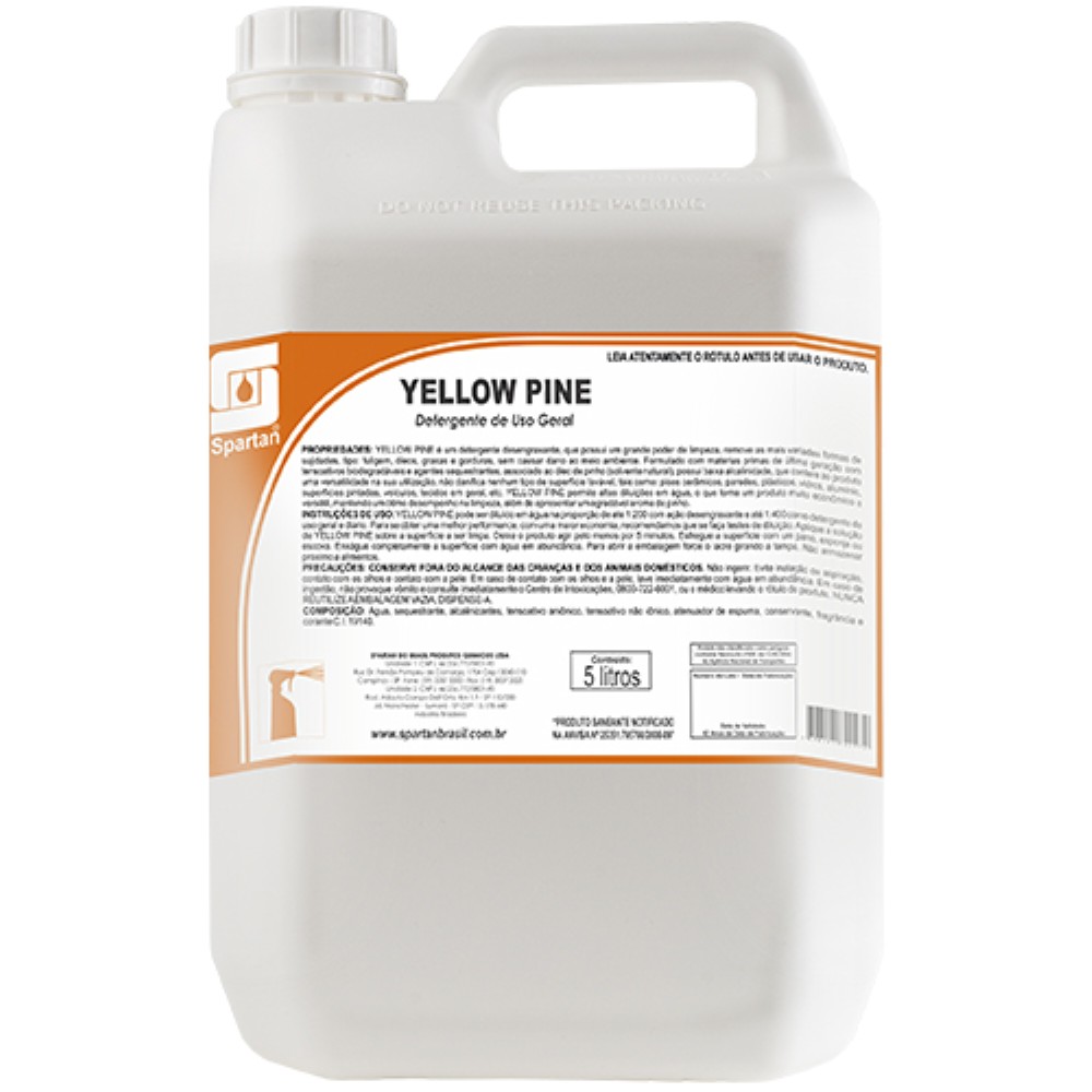 DETERGENTE DESENGRAXANTE YELLOW PINE  5L SPARTAN