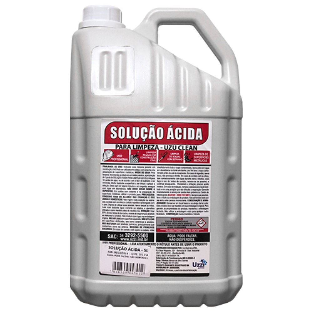 SOLUCAO ACIDA 5LT UZZO