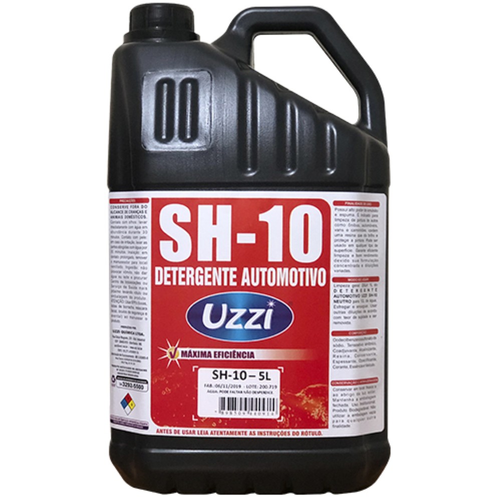 SHAMPOO PARA AUTO SH 10 1:10 5L  UZZO
