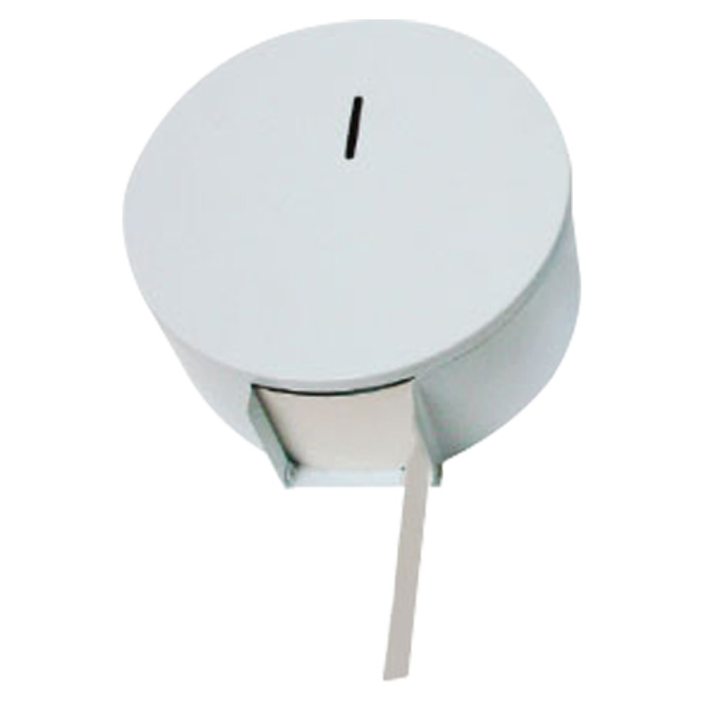 DISPENSER PARA PAPEL HIGIENICO ROLAO EPOXI BRANCO 300MT METALURGICA GLOBO