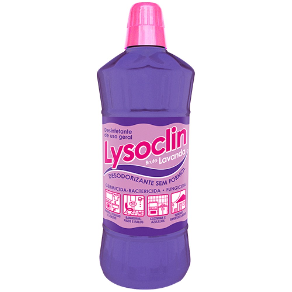 DESINFETANTE DE USO GERAL LYSOCLIN LAVAND 1LT