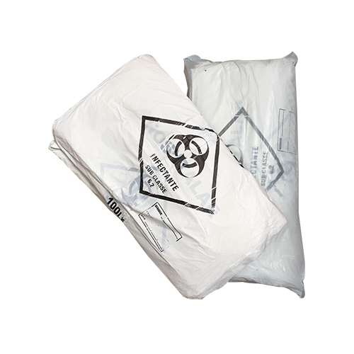 SACO BRANCO HOSPITALAR 110L ECOLOGICO GOIAS PLASTICOS 100 UNIDADES