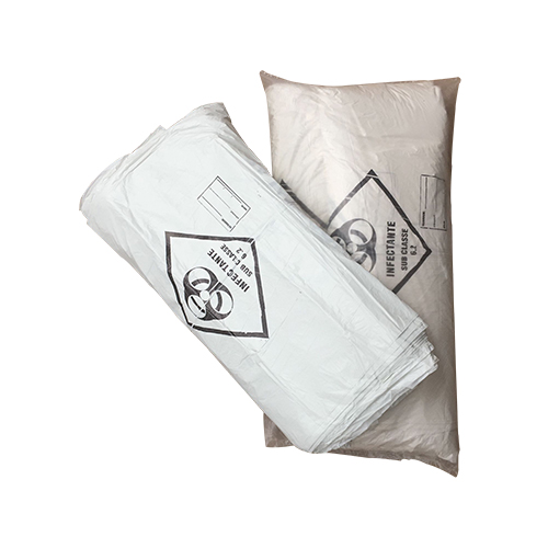 SACO BRANCO HOSPITALAR 200L ECO GOIAS PLASTICOS 100 UNIDADES