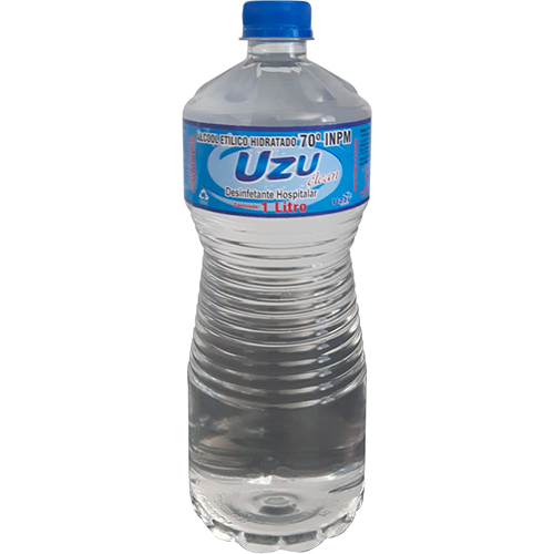 ALCOOL LIQUIDO 1X1L 70 INPM UZU CLEAN