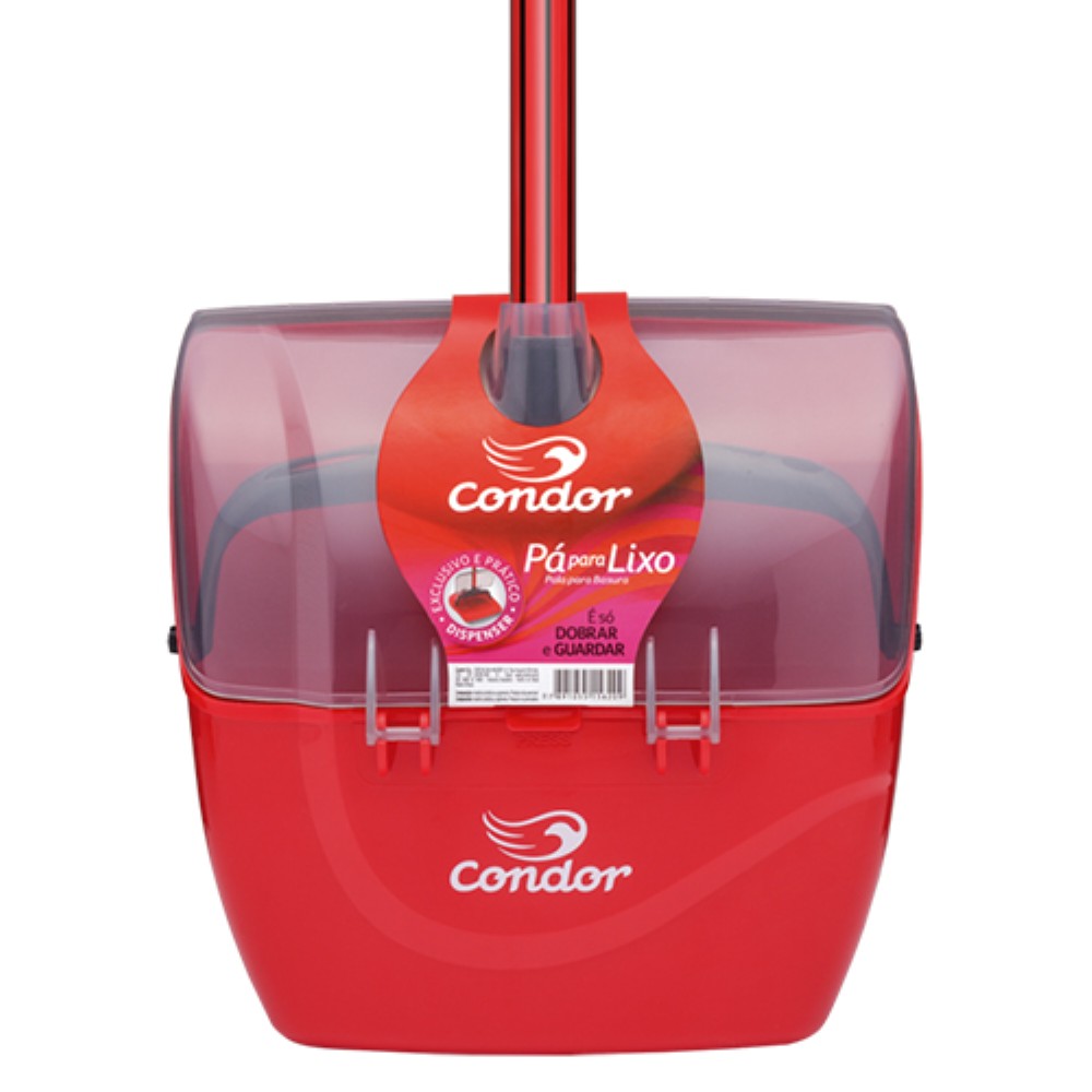 PA PLASTICA PARA LIXO COM CABO COLET CONDOR