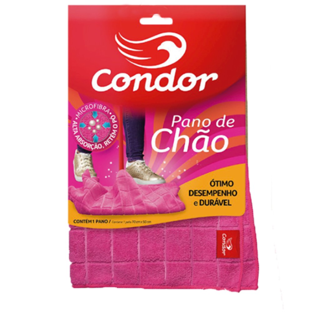 PANO MICROFIBRA DE CHAO 70X50CM CONDOR