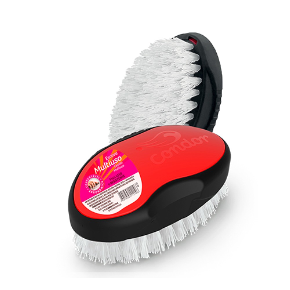 ESCOVA OVAL BASE PLASTICA MULTIUSO CONDOR 