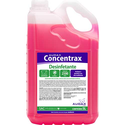 DESINFETANTE CONCENTRAX FLOWERS 5L AUDAX DILUICAO 1/500