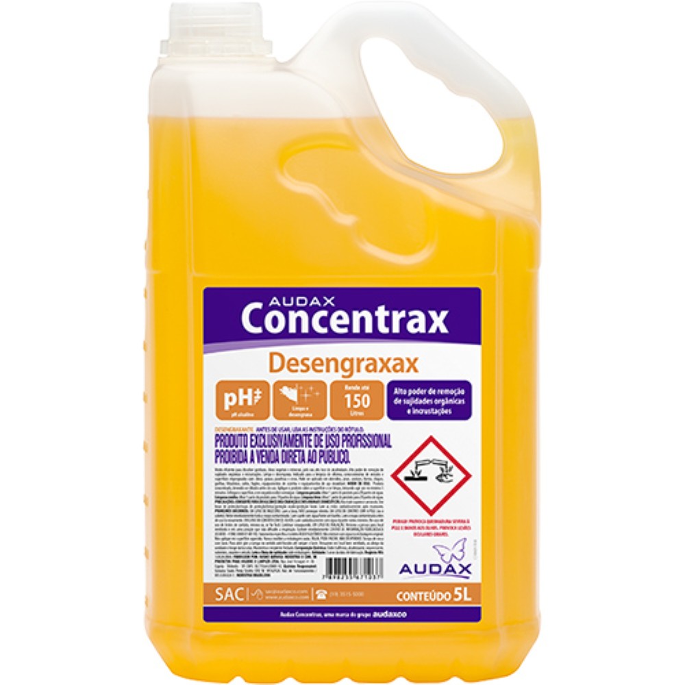 DESENGRAXANTE DESENGRAXAX AUDAX 5LT DILUICAO 1/30