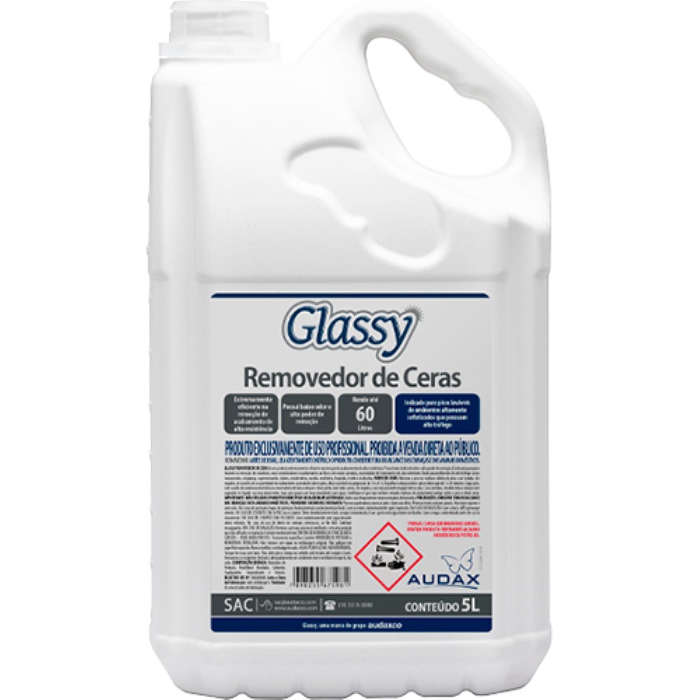 REMOVEDOR BAIXO ODOR GLASSY AUDAX 5L