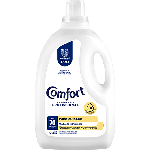 AMACIANTE DE ROUPA COMFORT DILUIDO PURO CUIDADO 5L
