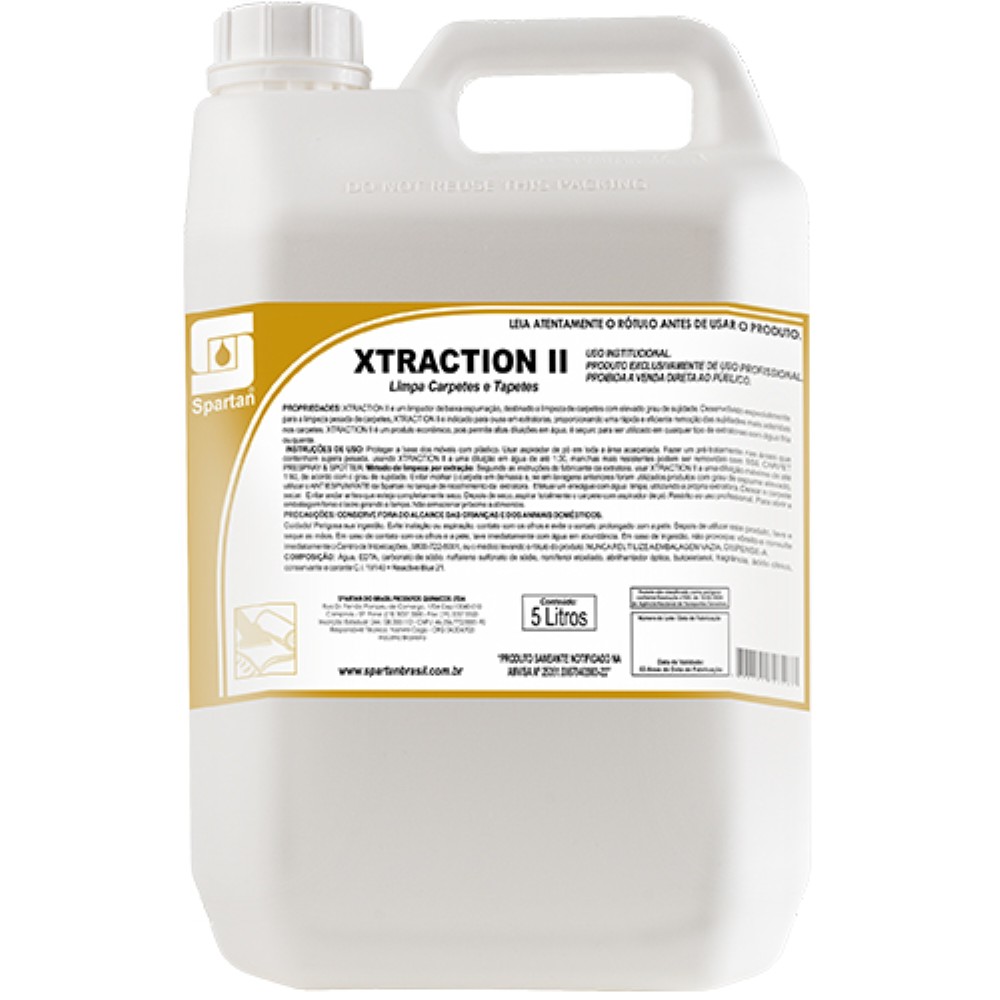 LIMPADOR CONCENTRADO XTRACTION II 5L SPARTAN