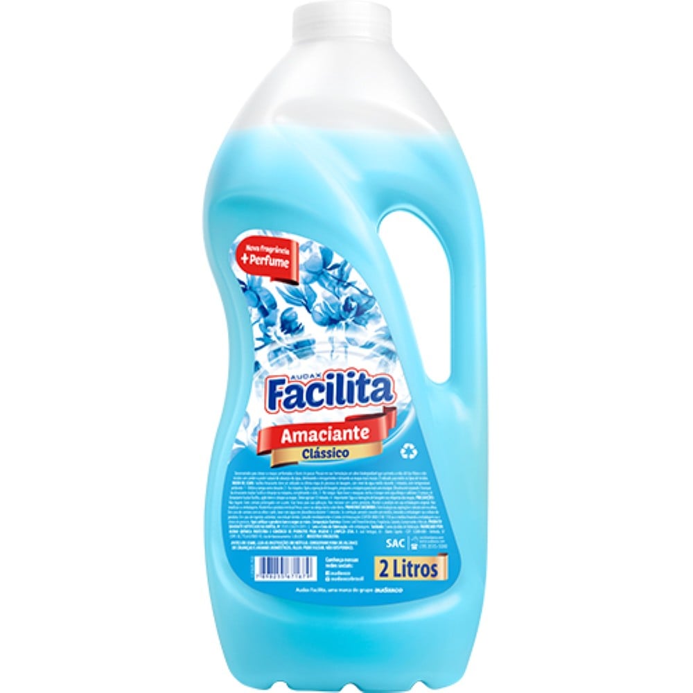 AMACIANTE DE ROUPAS FACILITA CLASSICO AZUL 2L