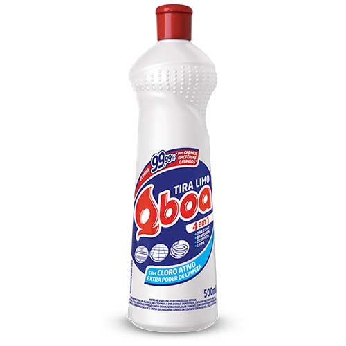 MULTI USO CLORO ATIVO TIRA LIMO 500ML QBOA