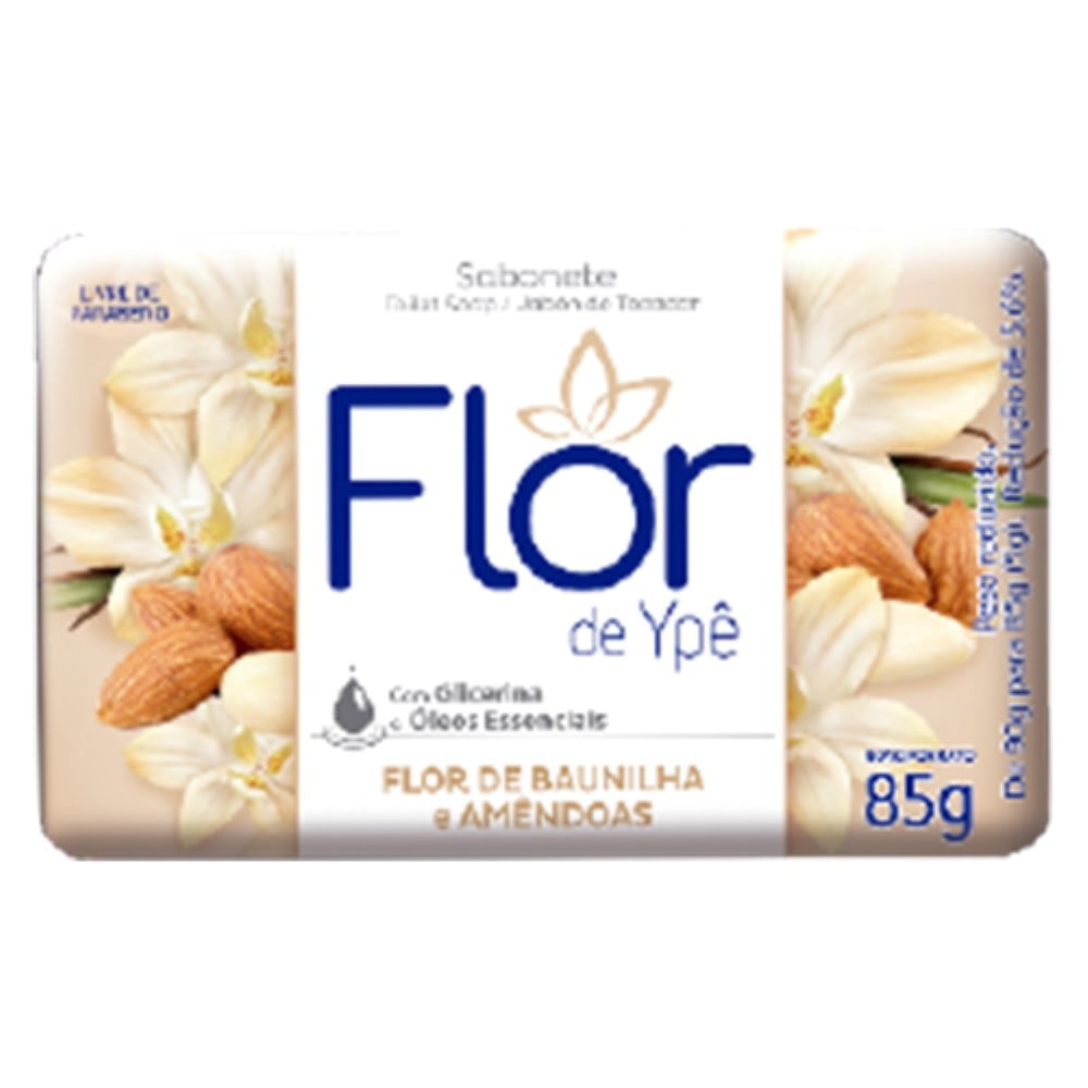 SABONETE SOLIDO YPE BAUNILHA E AMENDOA 12X85G
